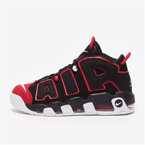 nike uptempo schwarz rot